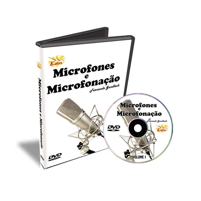 Dvd Curso De Microfones E Microfona O Volume Cmic Edon Dvd Curso