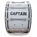 Bombo 24" X 14" com Carrier Captain JBMBZ2414 Madeira