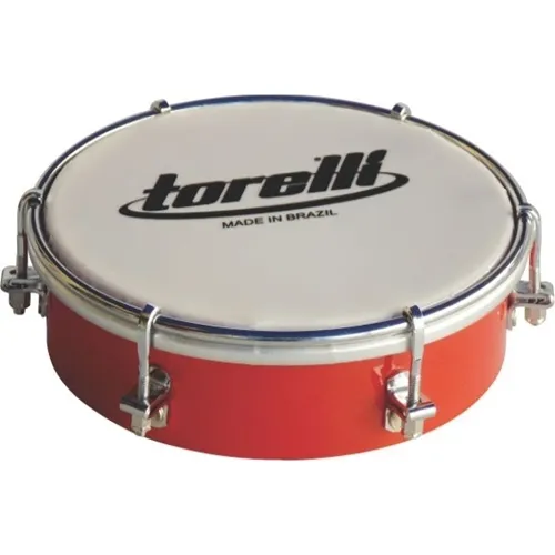 Tamborim 6" Torelli TT-404 Injetado Pele Leitosa