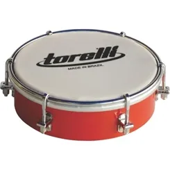 Tamborim 6" Torelli TT-404 Injetado Pele Leitosa