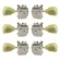 Tarraxa para Guitarra 3+3 Dolphin LP-SG Blindada