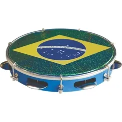 Pandeiro 10" Torelli TP-350 Injetado Pele Brasil
