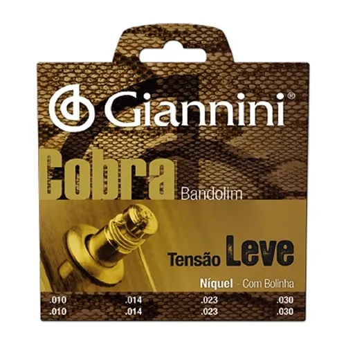 Encordoamento para Bandolim Giannini GESBN Níquel com Bolinha