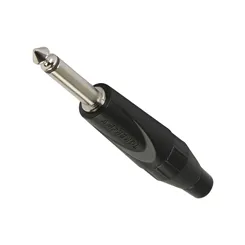Plug P-10 Mono Amphenol TM2PB Black com Prensa Cabo
