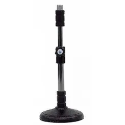 Pedestal de Mesa para Microfone Visão PS-2 Tubo Telescópico