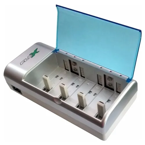 Carregador Flex FX-C06 Bivolt P/AA/AAA/C/D/9V