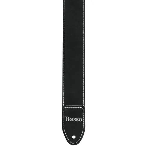 Correia para Violão/ Guitarra/ Baixo Basso SF-10 Preta Lisa