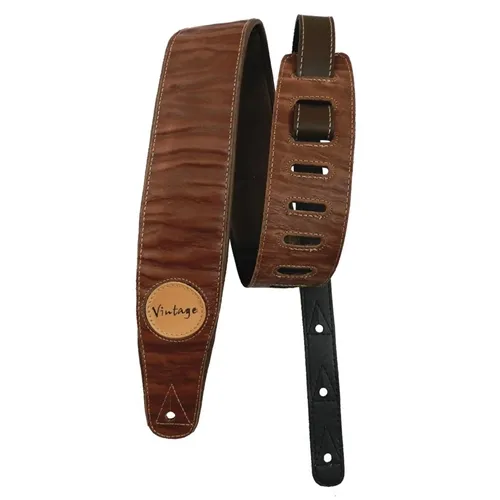 Correia para Violão/ Guitarra/ Baixo Basso VT SL 01 Rústico Marrom