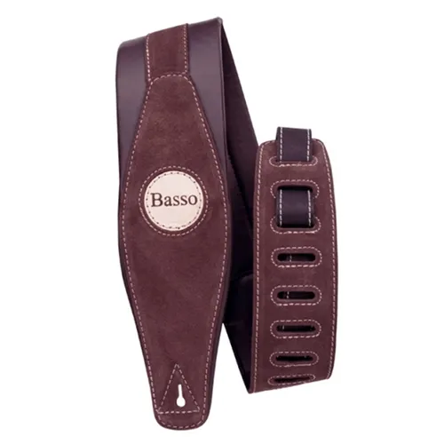 Correia para Violão/ Guitarra/ Baixo Basso ORI 03 Camurça Marrom