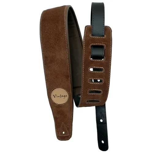 Correia para Violão/ Guitarra/ Baixo Basso VT SL 07 Camurça Marrom