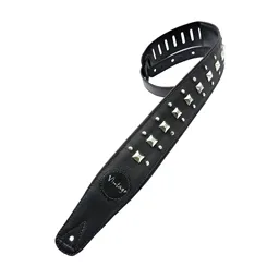 Correia para Violão/ Guitarra/ Baixo Basso VT SL 28 Pirâmide Metal TEX