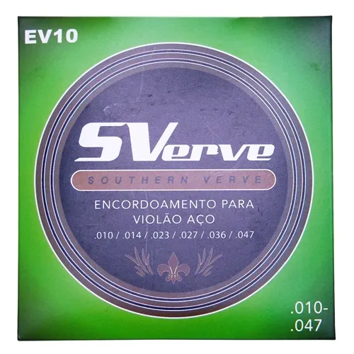Encordoamento para Violão Aço Sverve EV10