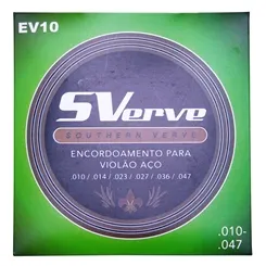 Encordoamento para Violão Aço Sverve EV10