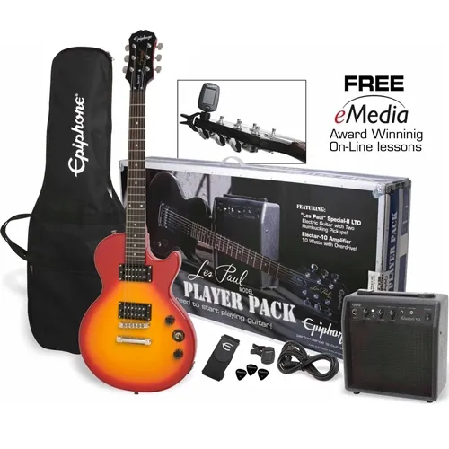 Guitarra Kit Epiphone Les Paul Special II + Amplificador 10W