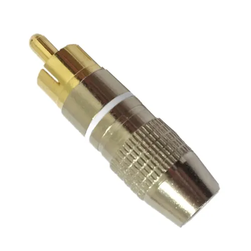 Plug RCA Storm Profissional Branco PGRC0015