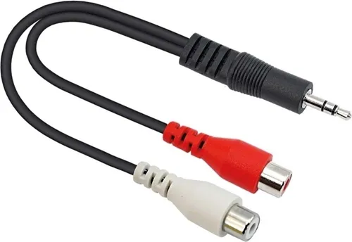 Cabo P2 Stereo X 2 Jack RCA Storm CBRC0011 15 Centímetros Niquelado