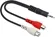 Cabo P2 Stereo X 2 Jack RCA Storm CBRC0011 15 Centímetros Niquelado