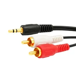 Cabo P2ST. X 2RCA Storm CBRC0009 1,8 Metro Gold