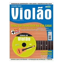 Método para Violão Curso de Violão Volume 2 Médio com DVD