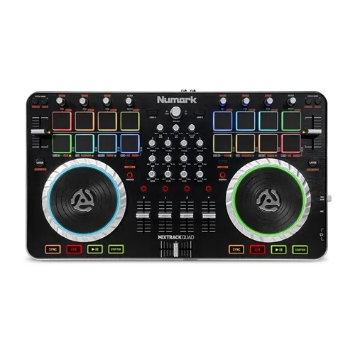 Controlador Numark Mixtrack Quad - Controlador Numark Mixtrack
