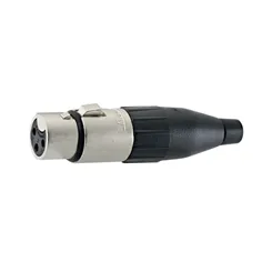 Plug XLR Fêmea Amphenol AC3F Metal