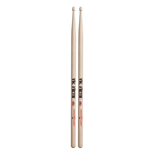 Baqueta para Bateria Vic Firth 5A Ponta Madeira (Par)