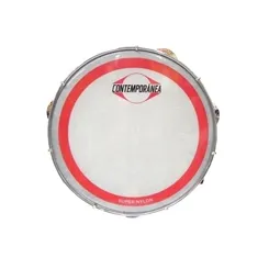 Pandeiro 10" Contemporânea 20CTSSN Verniz SUP Pele Nylon Ferragens Cromadas