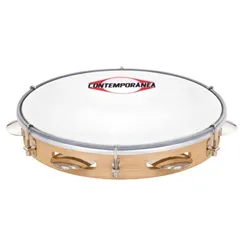 Pandeiro 11" Contemporânea 84LT Madeira Pele Nylon Light