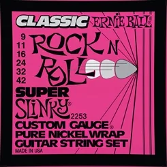 Encordoamento para Guitarra Ernie Ball Classic Super Slinky (.009/.042)