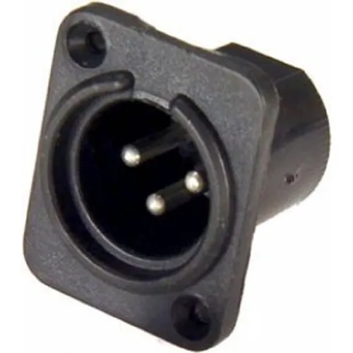 Plug XLR Macho Tomada CSR SK068 Plástico