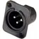 Plug XLR Macho Tomada CSR SK068 Plástico
