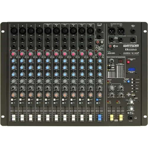 Mesa de Som 12 Canais Wattsom AMBW-12XDF