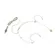 Microfone Auricular Karsect HT-3A P-2 Fino com Rosca