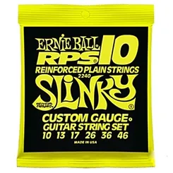 Encordoamento para Guitarra Ernie Ball RPS-10 Regular Slinky 10
