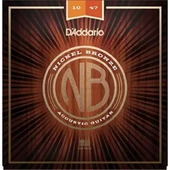 Encordoamento para Violão Aço D'Addario NB1047 Nickel Bronze .010
