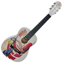 Violão Infantil PHX Phoenix VIC-2 Disney Cars Team Mcqueen Branco