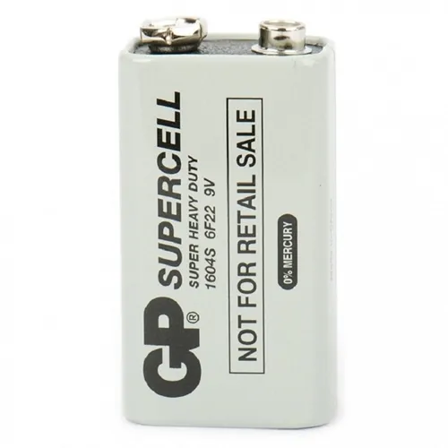 Bateria 9v GP Supercell 1604S