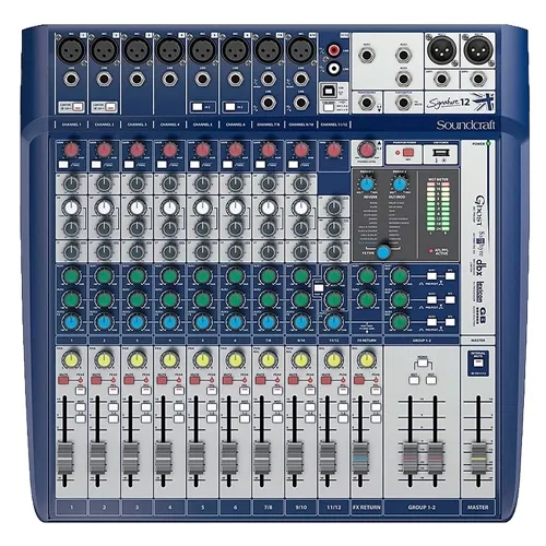 Mesa de Som 12 Canais Soundcraft Signature 12