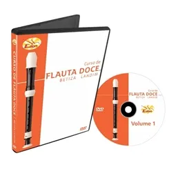 DVD Curso de Flauta Doce Volume 1 CFD1 Edon