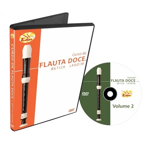 DVD Curso de Flauta Doce Volume 2 CFD2 Edon