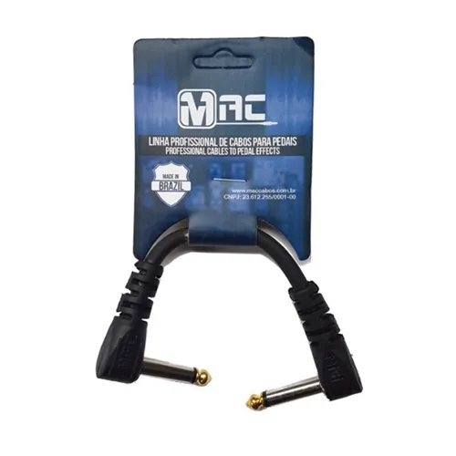 Cabo P10/90º X P10/90º Mac Pedal .49FT / 15CM PIM15B