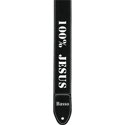 Correia para Violão/ Guitarra/ Baixo Basso SF-82 100% Jesus Couro Sintético