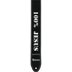Correia para Violão/ Guitarra/ Baixo Basso SF-82 100% Jesus Couro Sintético