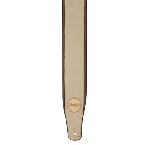 Correia para Violão/ Guitarra/ Baixo Basso CLA 01 Bege Suede