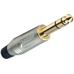 Plug P-10 Stereo Amphenol ACPS-GN-AU Ponta Ouro
