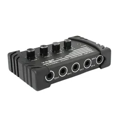 Amplificador para Fone de Ouvido Yoga HA04 4 Saídas