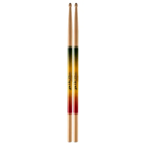 Baqueta para Bateria Alba 7A Reggae Degradê (Par)