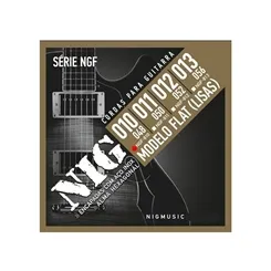 Encordoamento para Guitarra Nig NGF-810 .010 Semi-Acústica