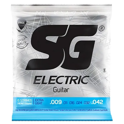 Encordoamento para Guitarra SG .009 Niquel 5145