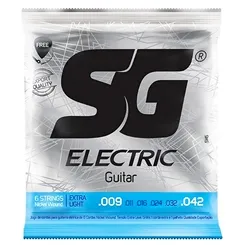 Encordoamento para Guitarra SG .009 Niquel 5145